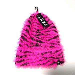 DKNY Fuzzy Beanie